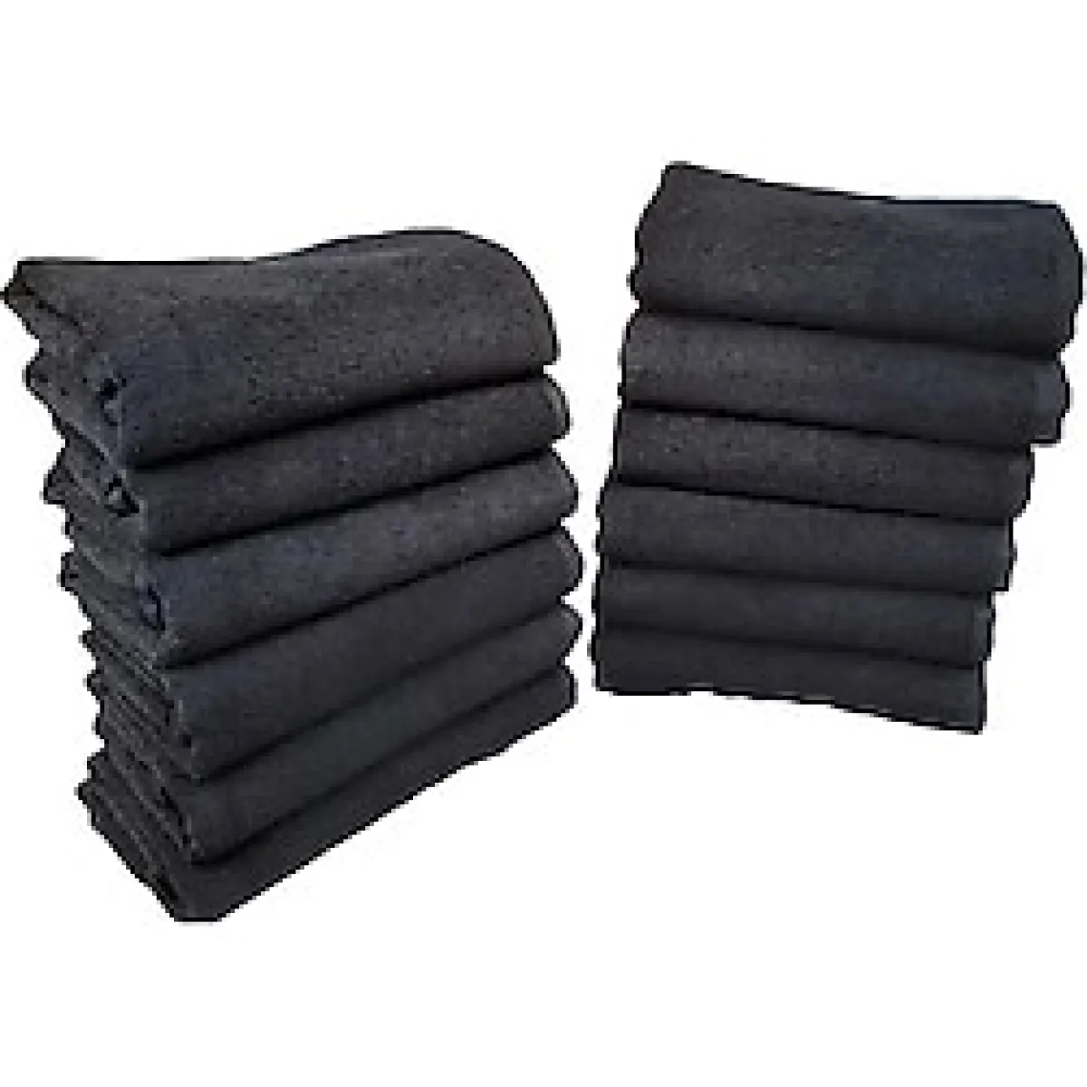 12li Paket Boya Tutmayan Mikrofiber El Yüz Spor Kuaför Havlusu 50X90 Cm