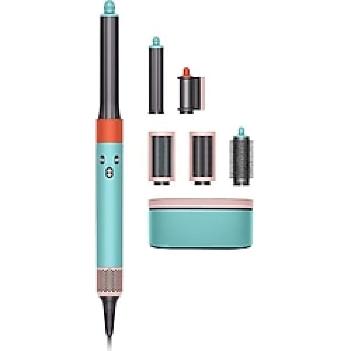 2 Yıl Airwrap Multi-Styler Complete Uzun Ceramic Pop Saç Şekillendirici 220 - 240 V Turkuaz 140 De