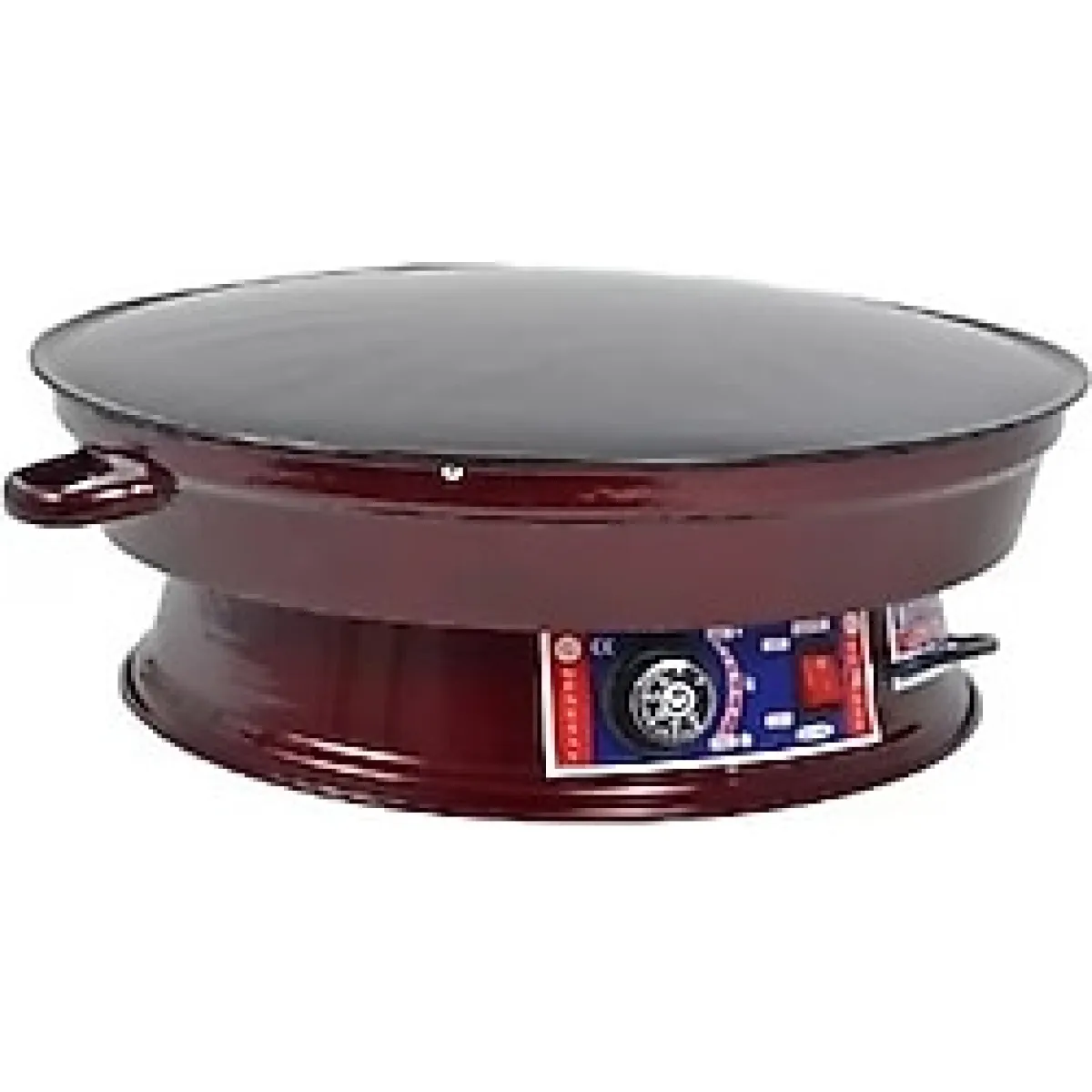 2000W Termostatlı 50CM Elektrikli Ekmek ve Börek Sacı Siyah