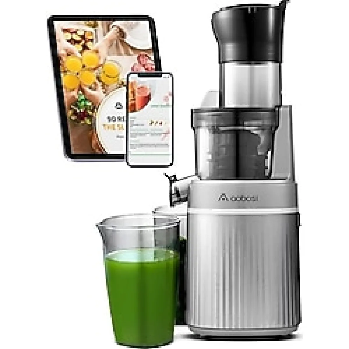 200W Yavaş Meyve Sıkacağı, Geri Çevirme Fonksiyonlu, Iki Filtre Boyutlu