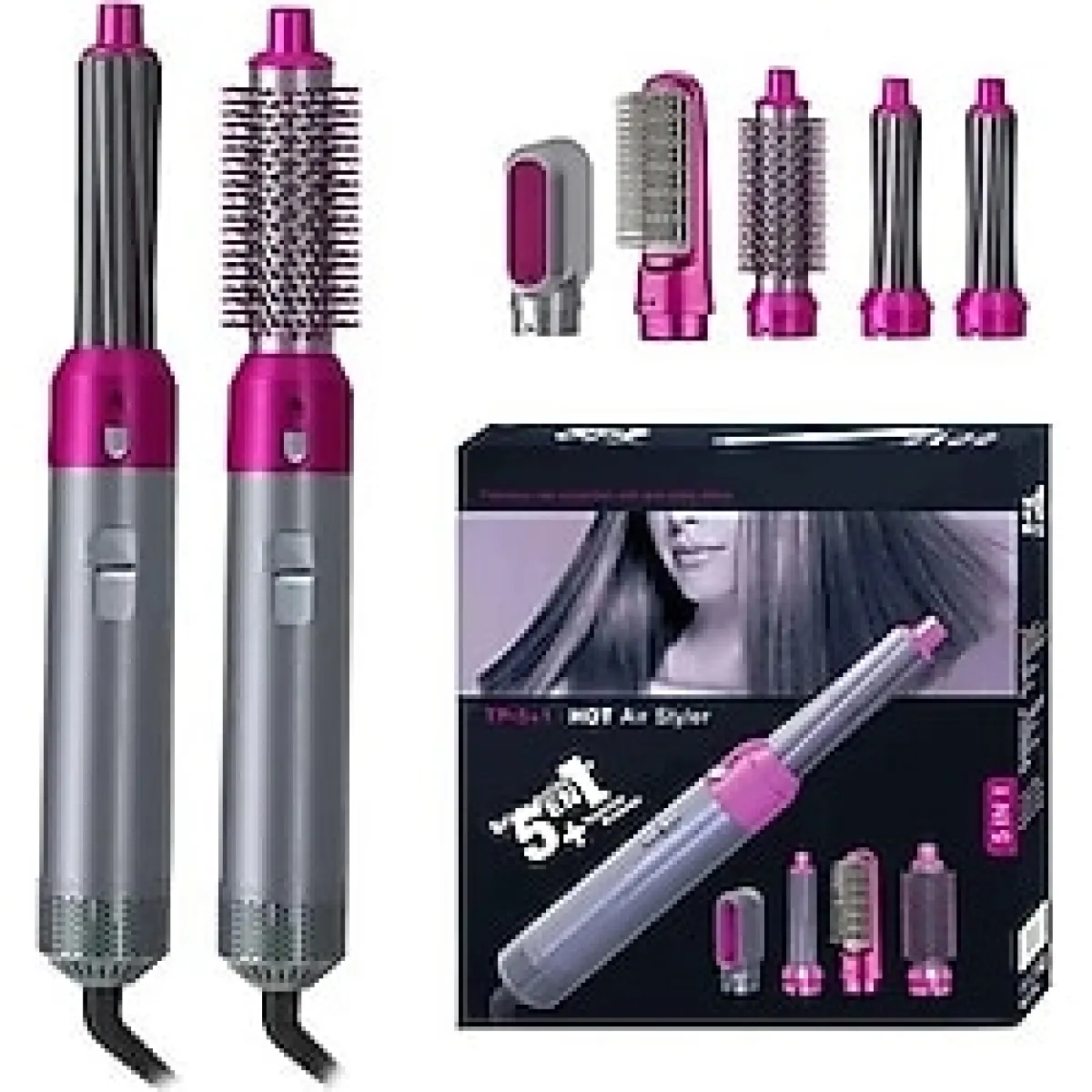 5'ı 1 Arada Saç Kurutma Makinesi, Düzleştirici, Bukle Maşası