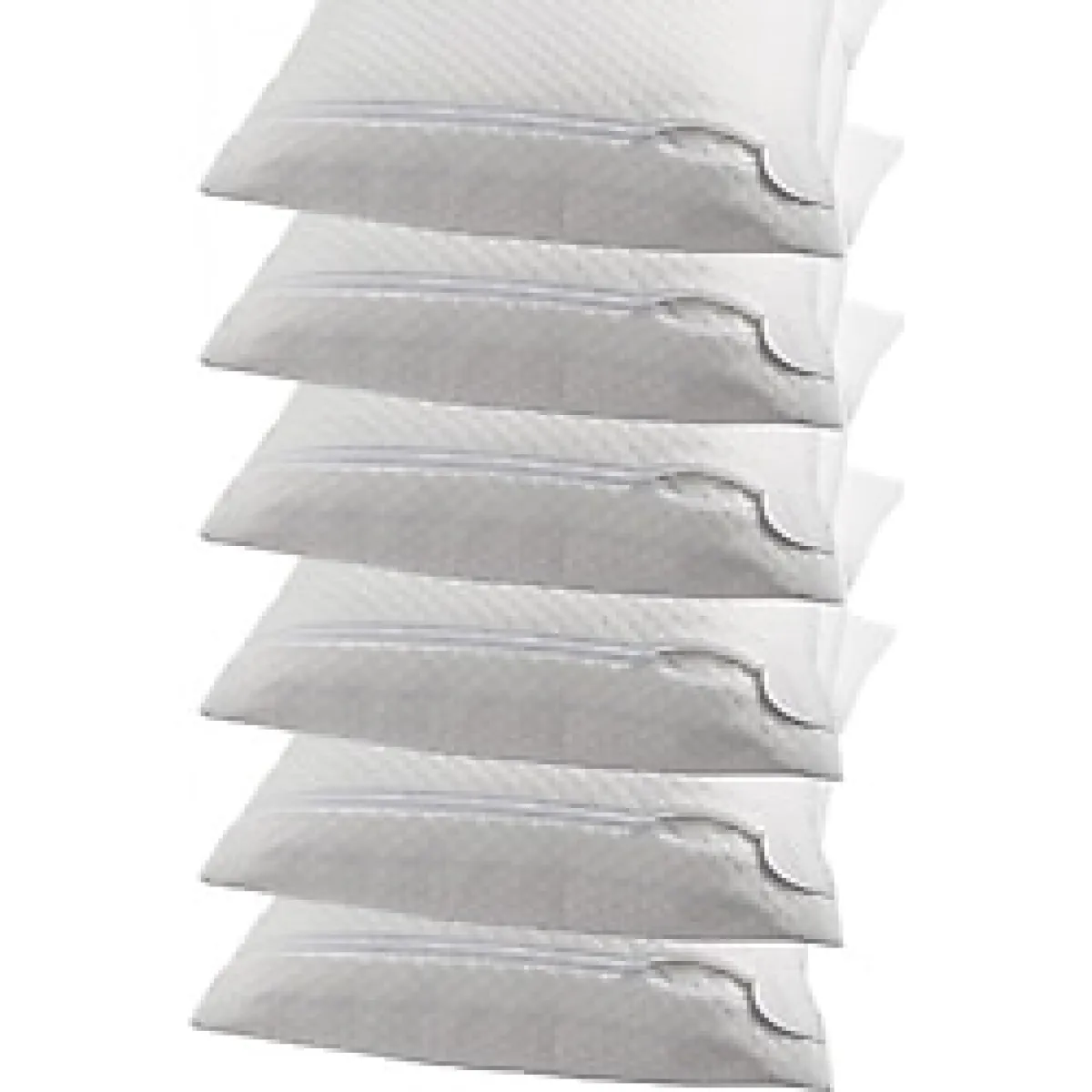 6'lı Kapitoneli Fermuarlı Yastık Alezi Yastık Koruyucu