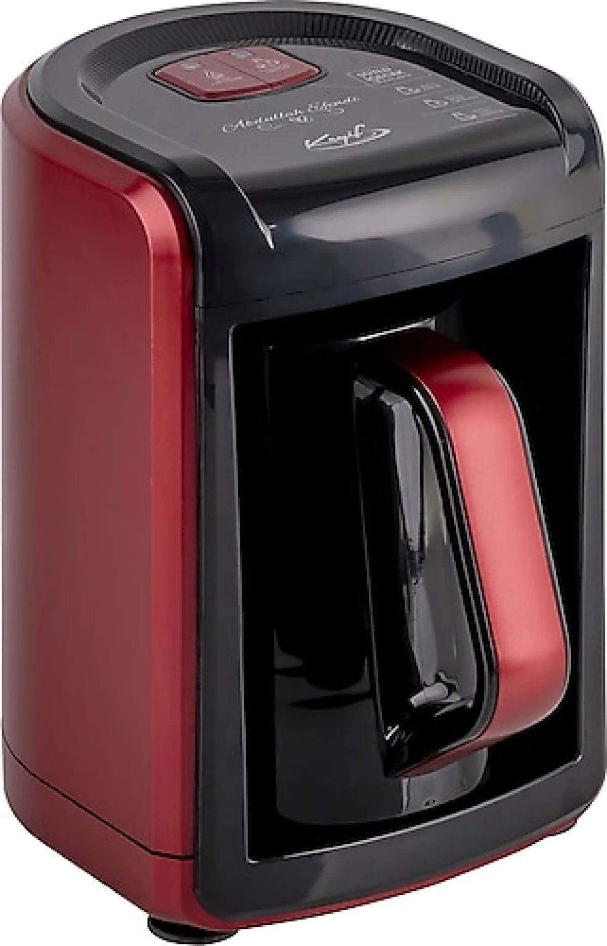 Abdullah Efendi Keyif E-220 Kırmızı Türk Kahve Makinesi