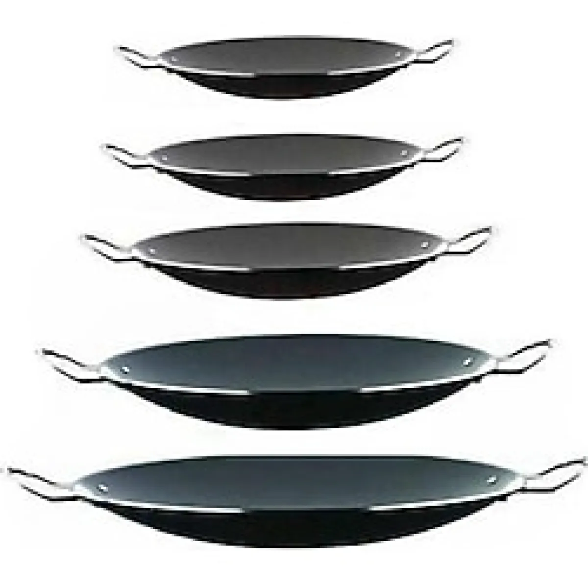 abnturk Dünyanın En Iyi Kavurma Sacı 34CM Kalın Alüminyum Içi Dışı Teflon Yapıştırmaz Çift Kulp Saç Kavurma - Siyah