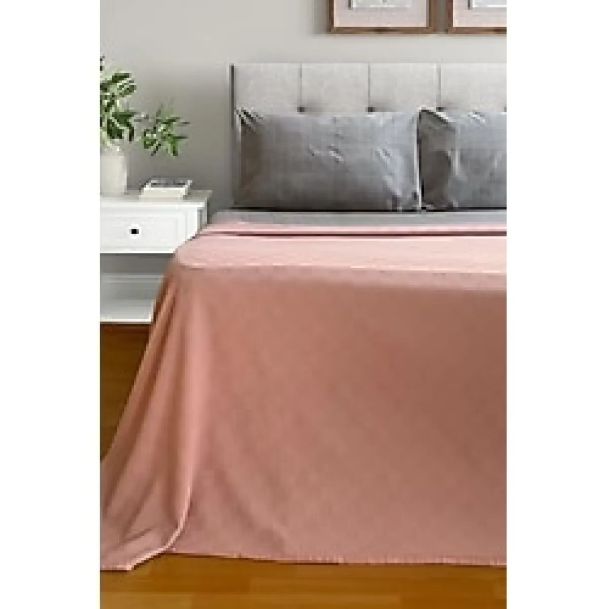 Alla Turca Tek Kişilik Doğal Pamuk Pike Pudra, Dört Mevsim Pike, 160x240 cm, 1025 gr