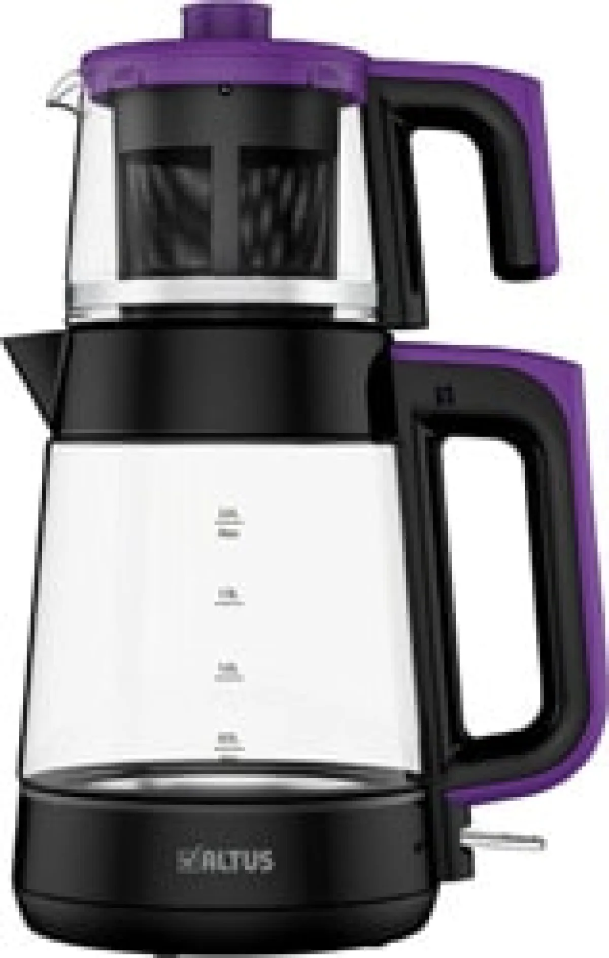 Altus AL 796 S 1900 W Siyah Cam Çay Makinesi