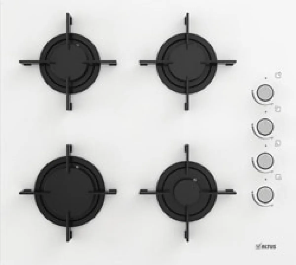 Altus AL 89 GW Beyaz Cam Set Üstü Ocak