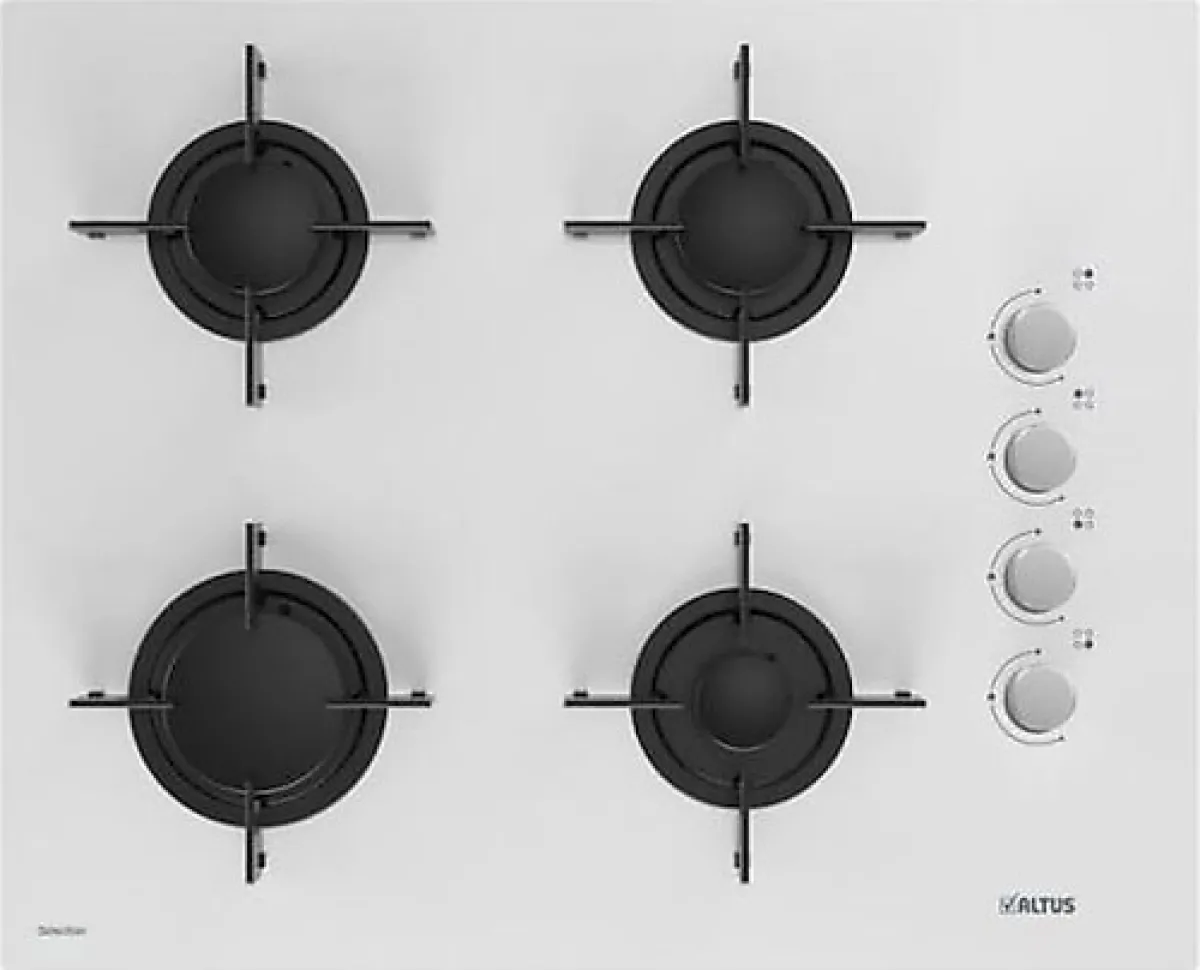 Altus ALA 159 DHW Beyaz Cam Ankastre Ocak