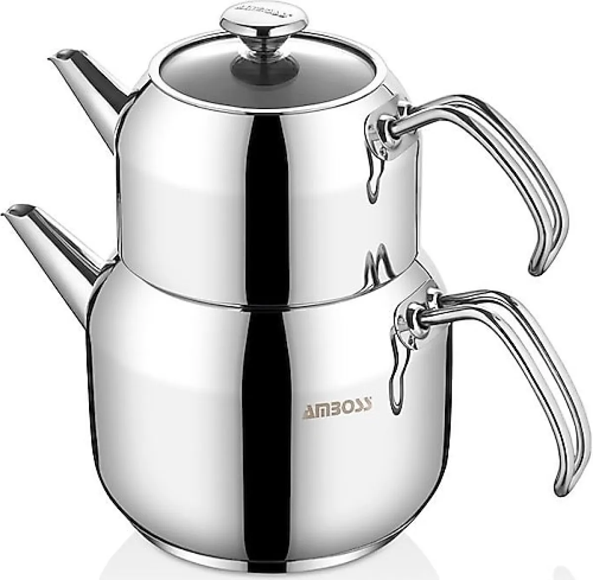 Amboss Cool Çelik Saplı Orta Boy Çaydanlık