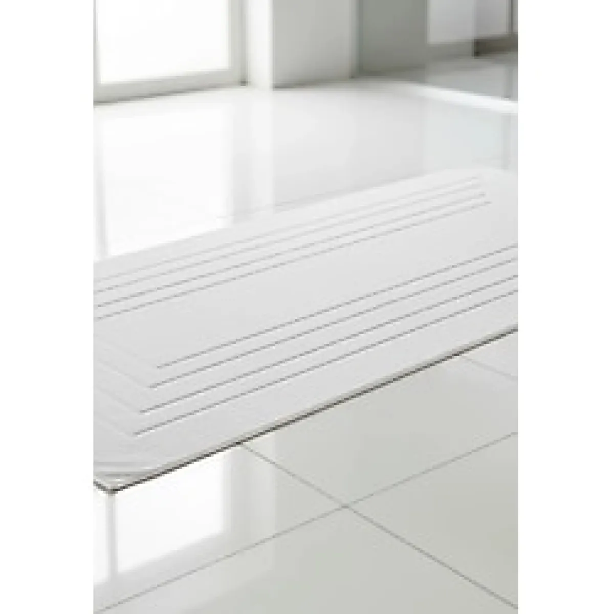 Anılsan Alora Beyaz Büyük Ayak Havlusu - 60x130 Cm , 690GR %100 Pamuk, Spa Ve Otel Banyo Paspası