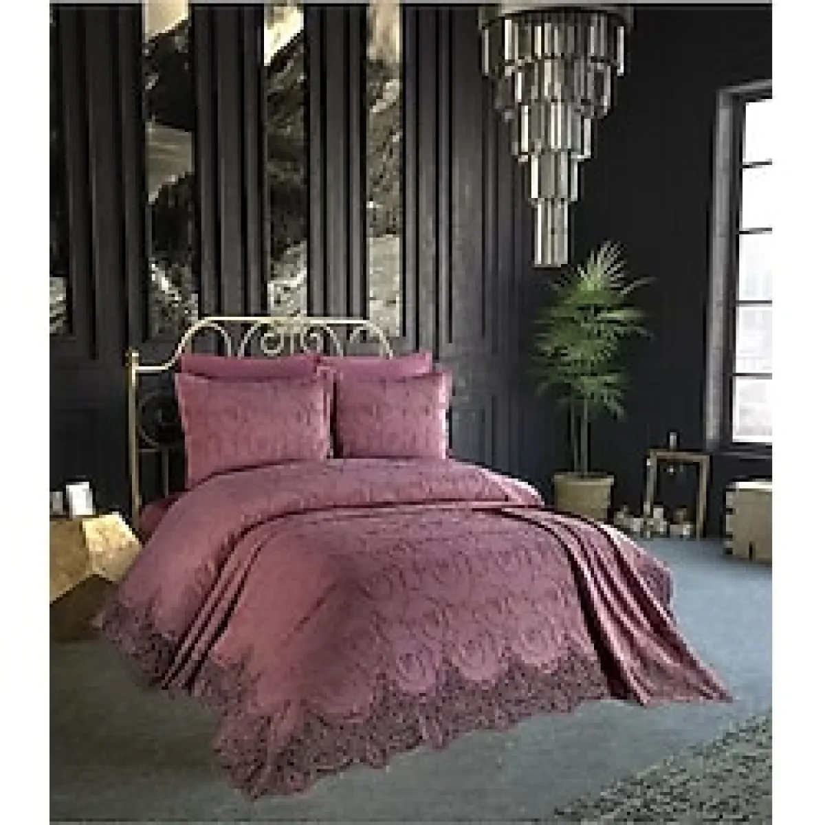 Anna Karina Home Consept İsabella 3 Parça Pike Takımı / Pique Set