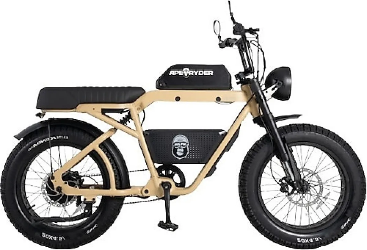 Ape Ryder Bonobo 250 W Sarı İki Kişilik Elektrikli Bisiklet