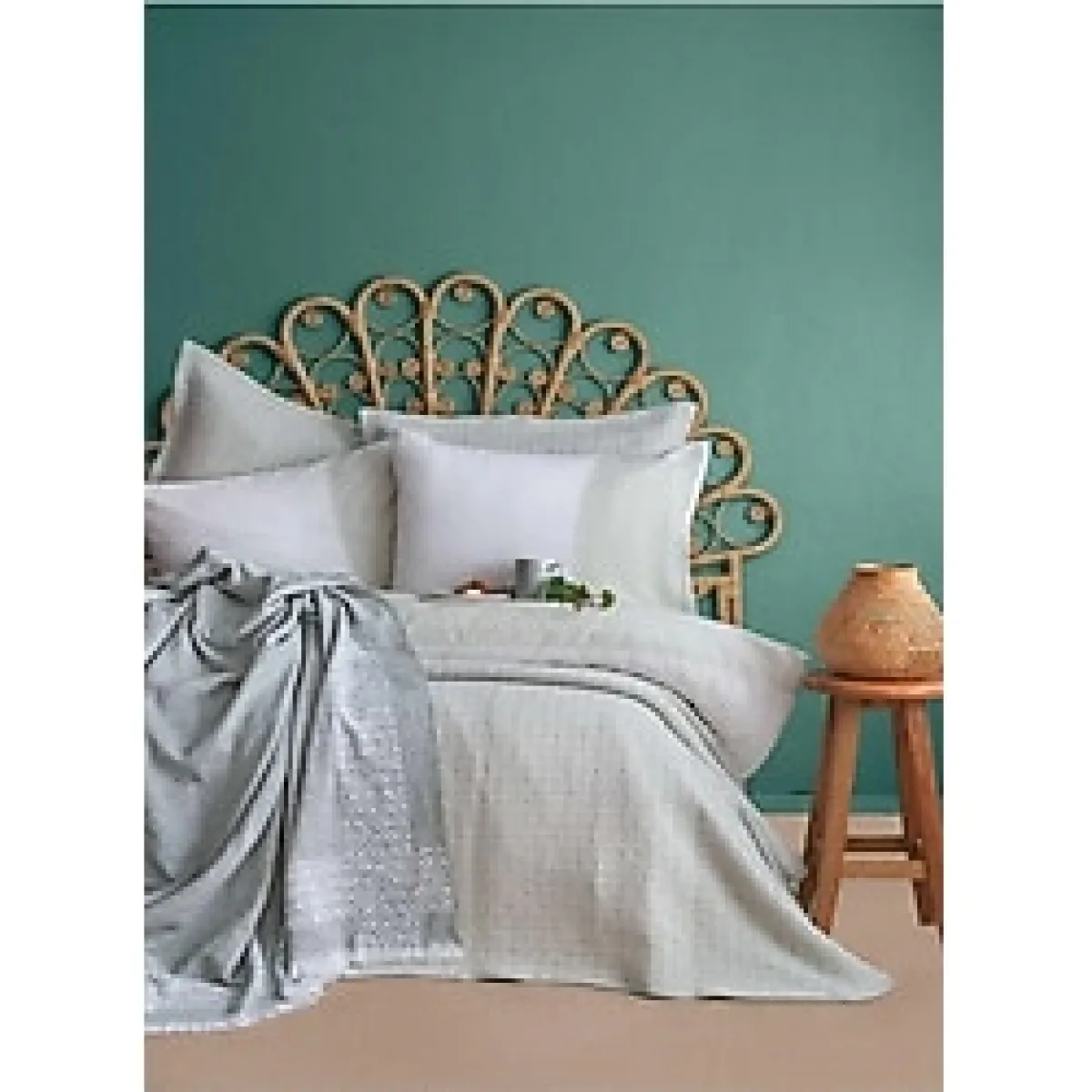 Apricitas Home Cift Kisilik Timeless Set Omari Adacayi - Yatak Ortusu