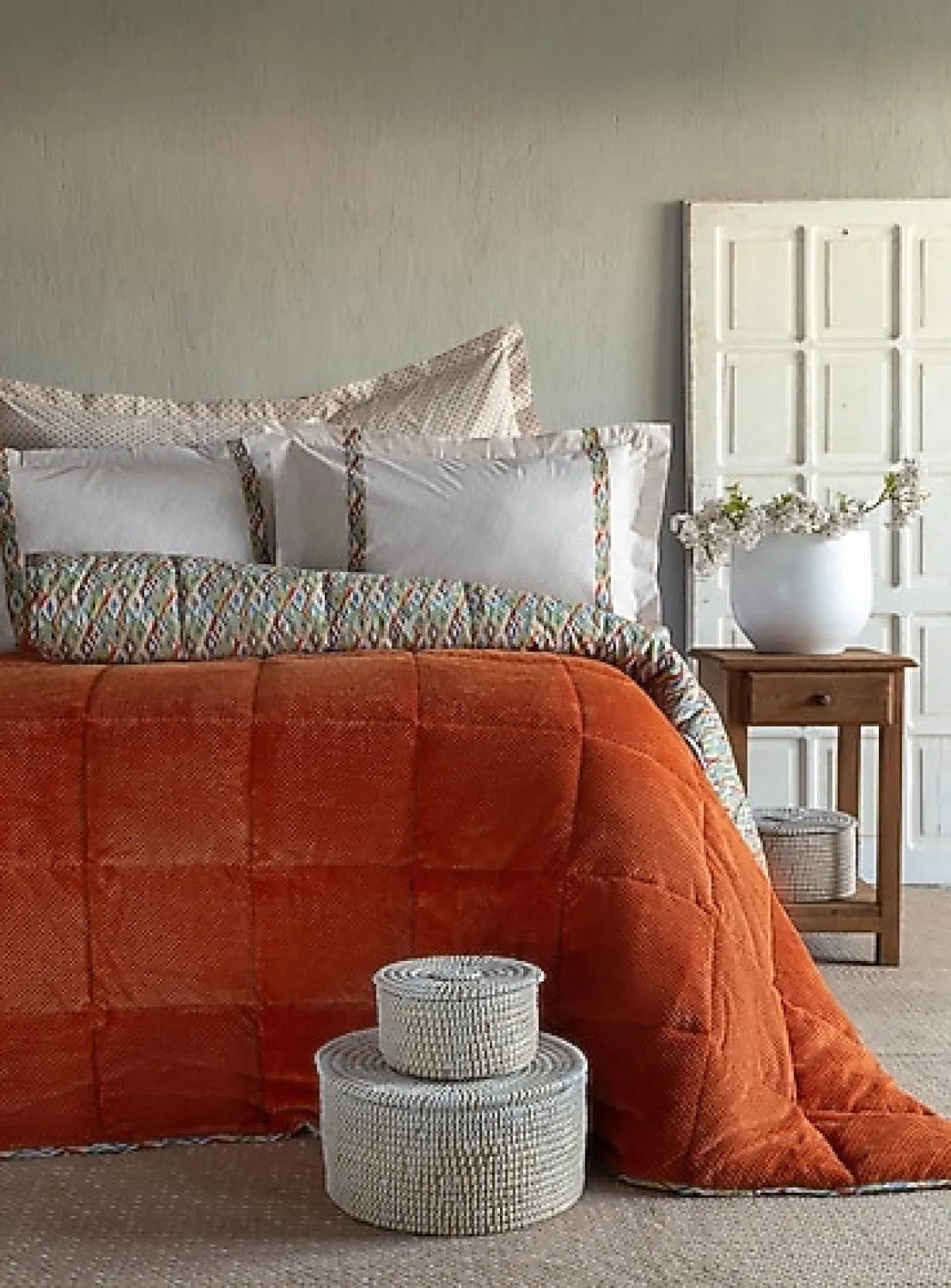 Apricitas Home Softly Lowel Terracotta Tek Kişilik Uyku Seti