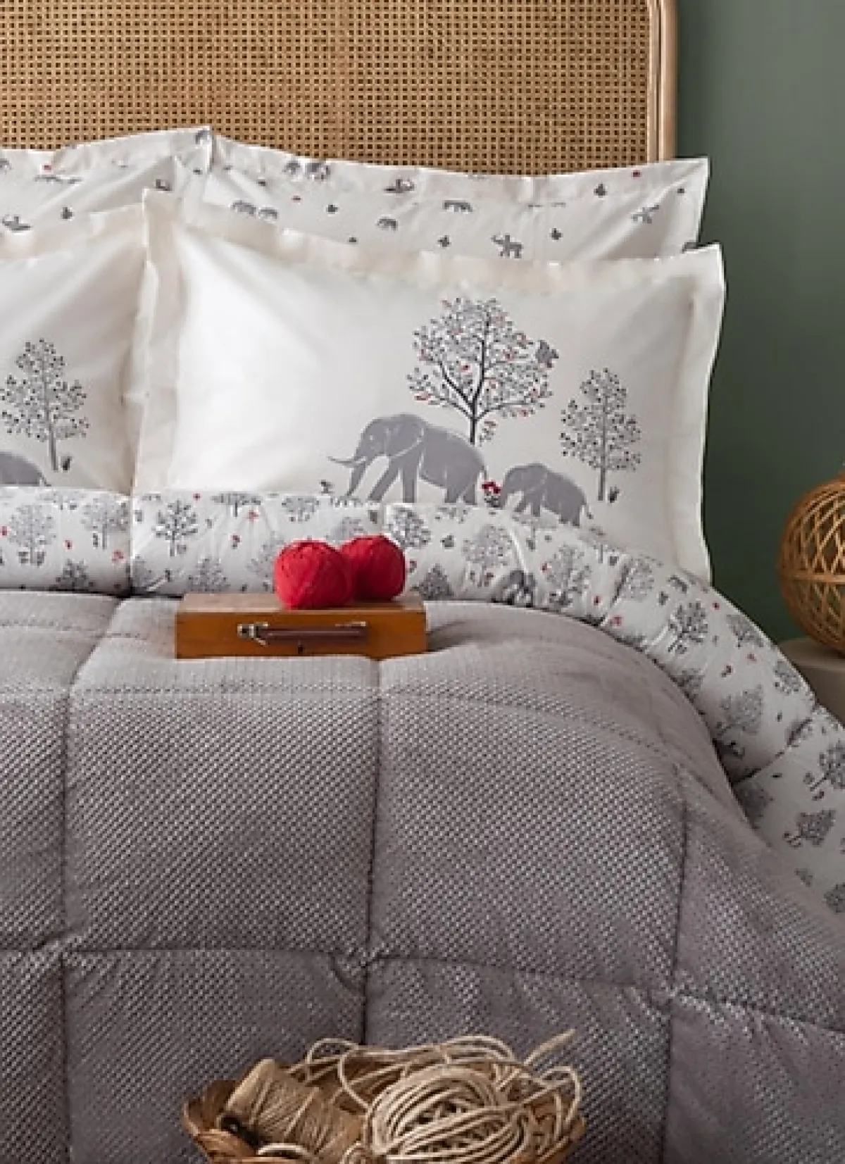 Apricitas Home Softly Migra Çift Kişilik Uyku Seti