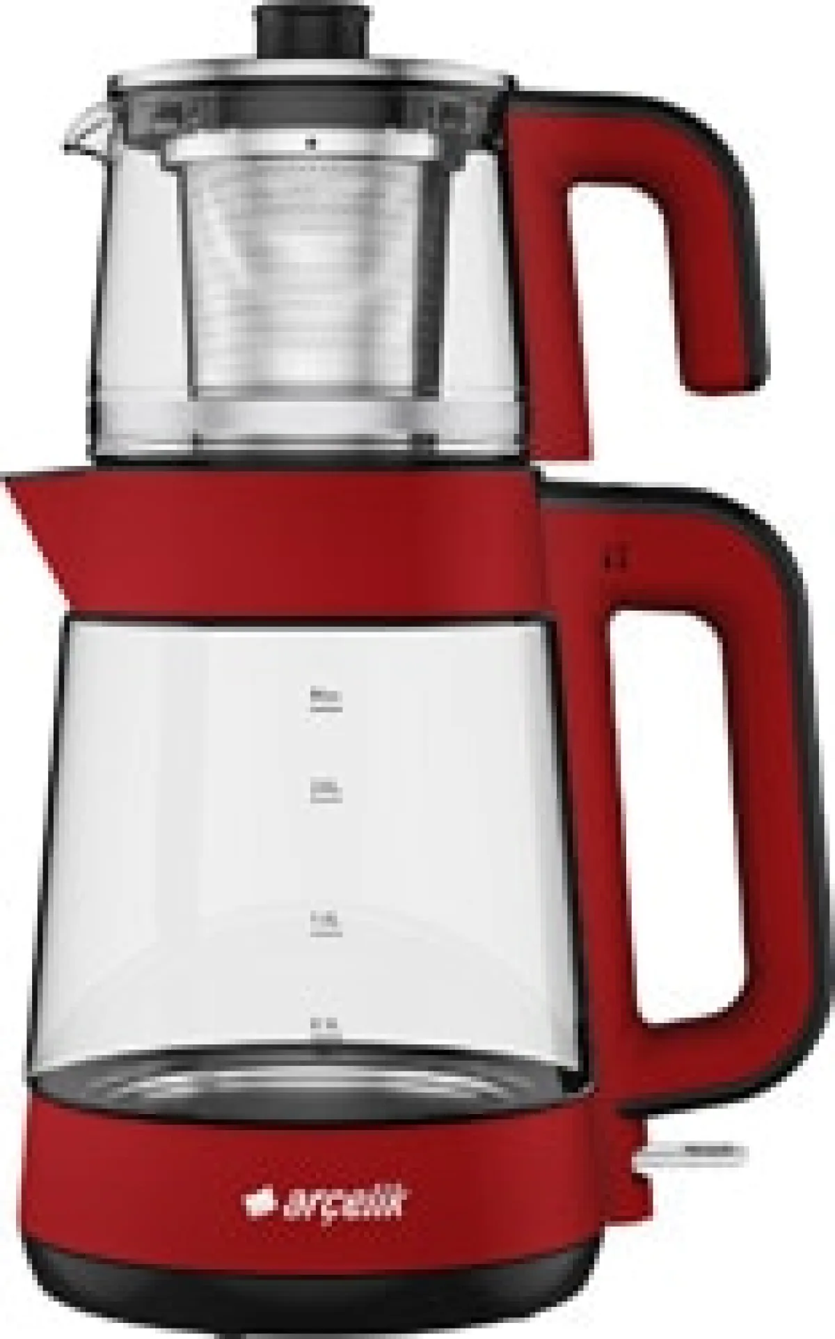 Arçelik CM 6964 K Resital Kırmızı 1900 W Cam Çay Makinesi