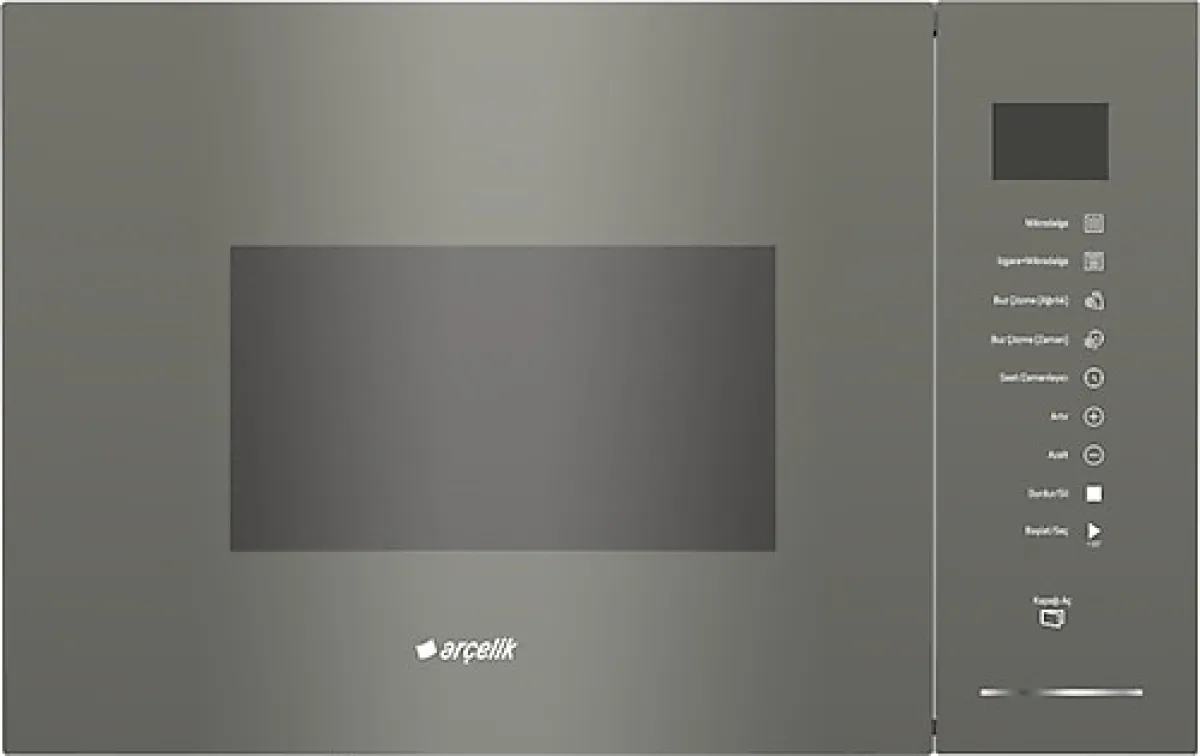 Arçelik MA 2521-2 G 25 lt Gri Ankastre Mikrodalga Fırın