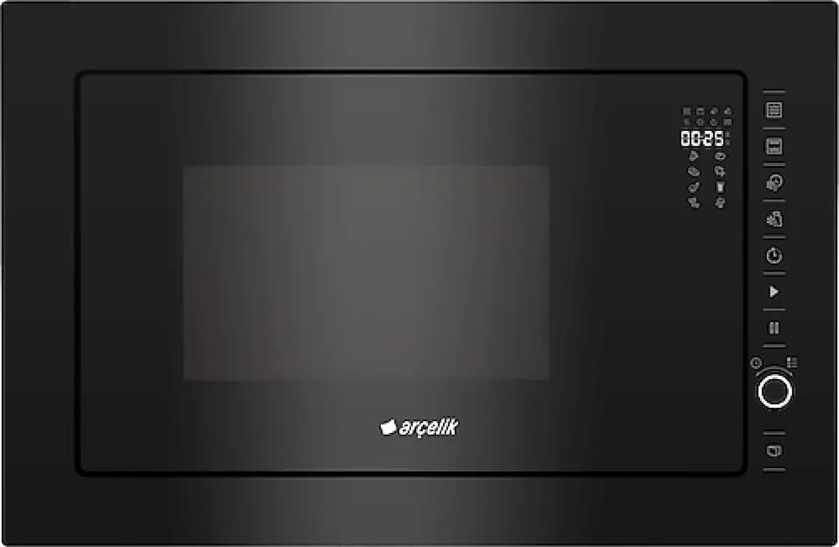 Arçelik MA 2521 S 25 lt Ankastre Mikrodalga Fırın Siyah