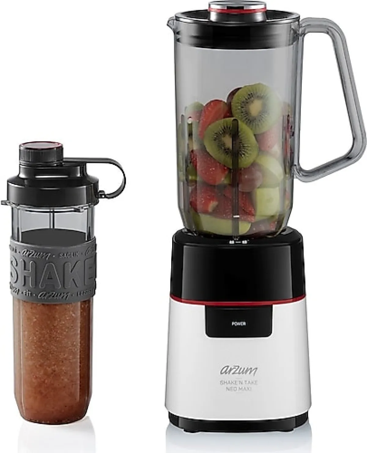 Arzum AR1174-B Shake'N Take Neo Maxi Beyaz Kişisel Sürahi Blender