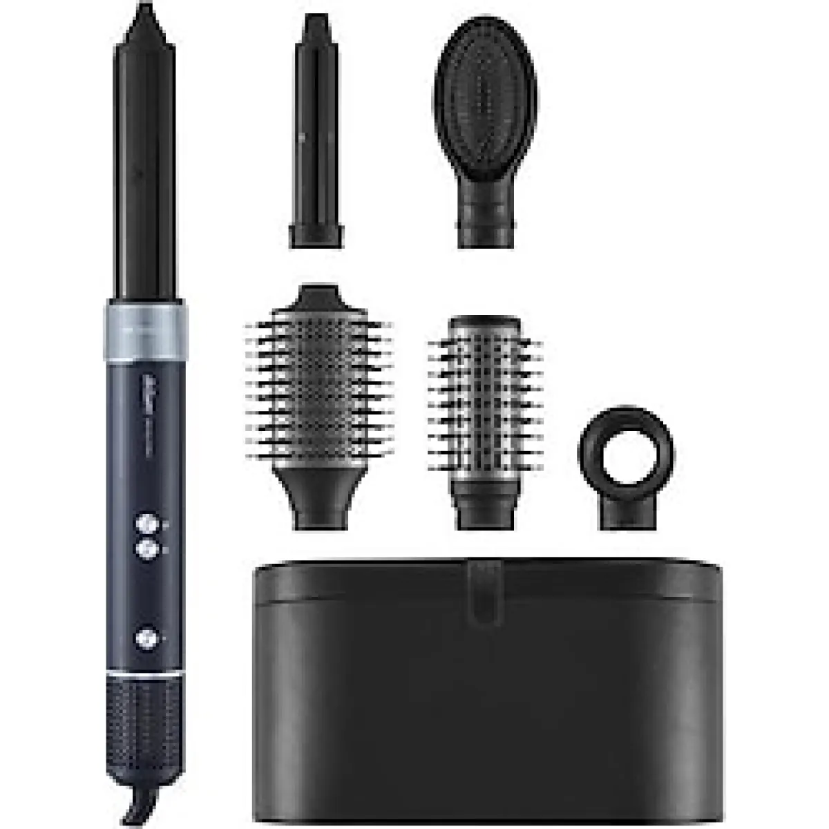 Arzum Iyonik Hava Üflemeli Saç Şekillendirici, 6 Başlıklı, Güçlü ve Hafif Tasarım - Altın - Gri - Seçenek 1