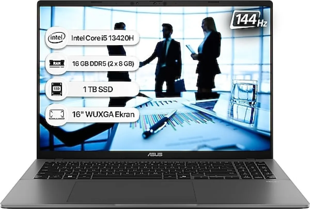 Asus Vivobook S16 S3607VA-RP045 i5-13420H 16 GB 1 TB SSD UHD Graphics 16" WUXGA Notebook