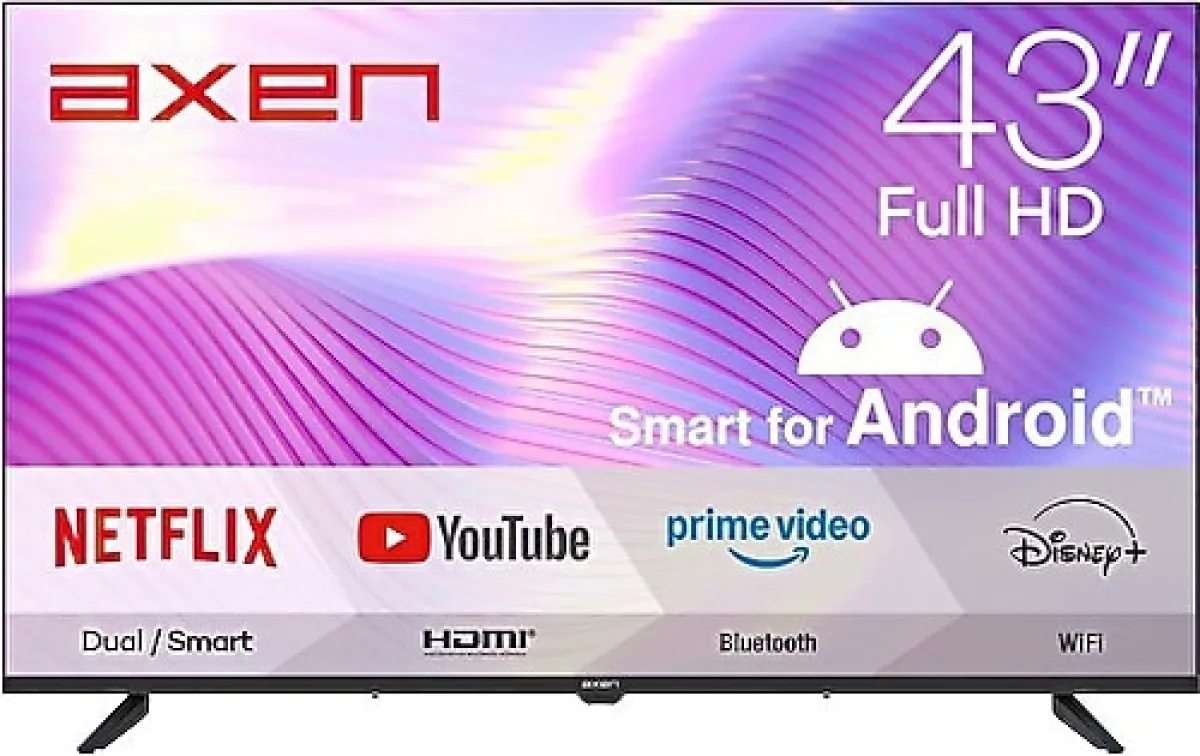 Axen AX43FPRL-A14S Full HD 43" 109 Ekran Uydu Alıcılı Android Smart LED TV