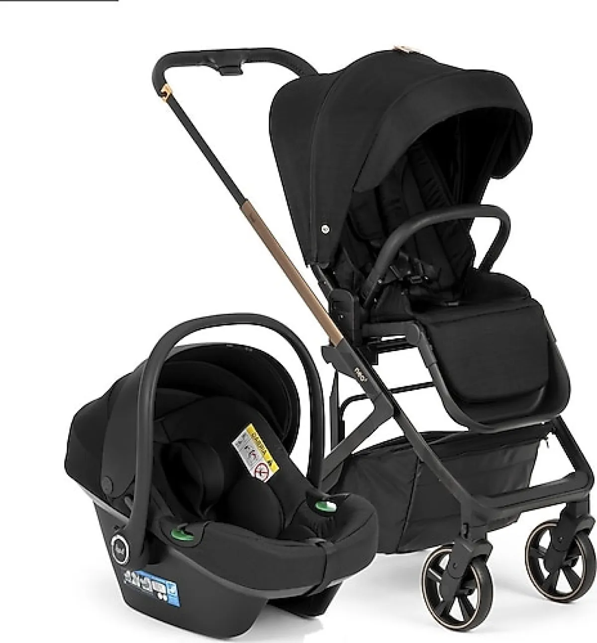 Bagi Neo 2 Black-Gold Travel Sistem Bebek Arabası