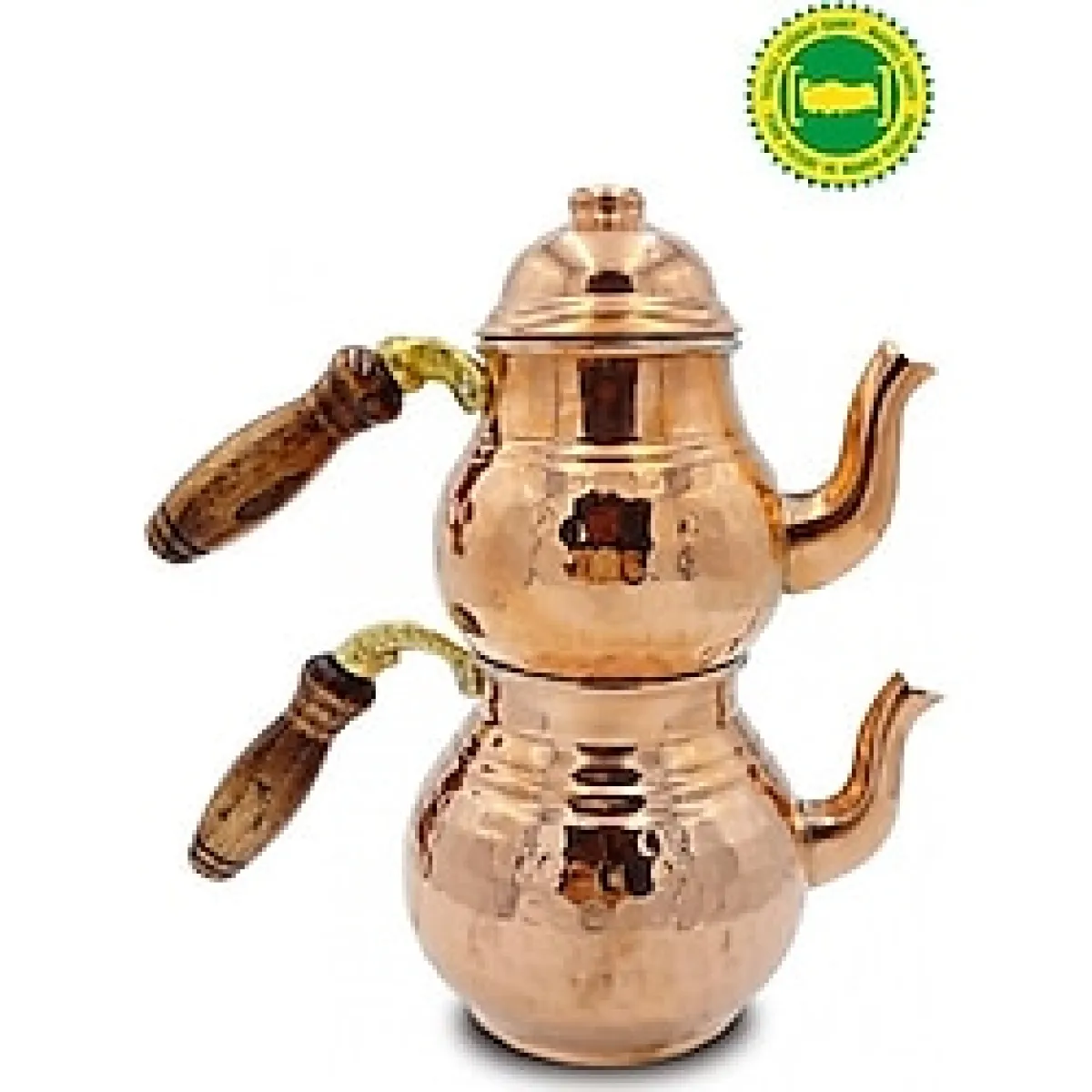 Bakır Küçük Çaydanlık Çekiç Dövme