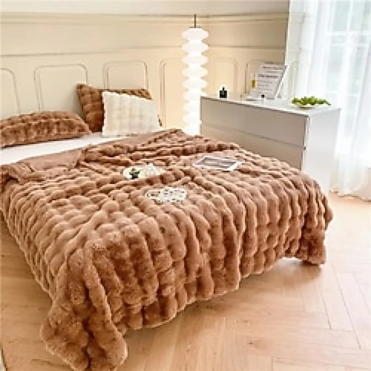 baladı home ev tekstil home collection kalın peluş yatak örtüsü tek kişilik ( set iki parça ) battaniye 155 x 200 cm +1 adet yastik kilif