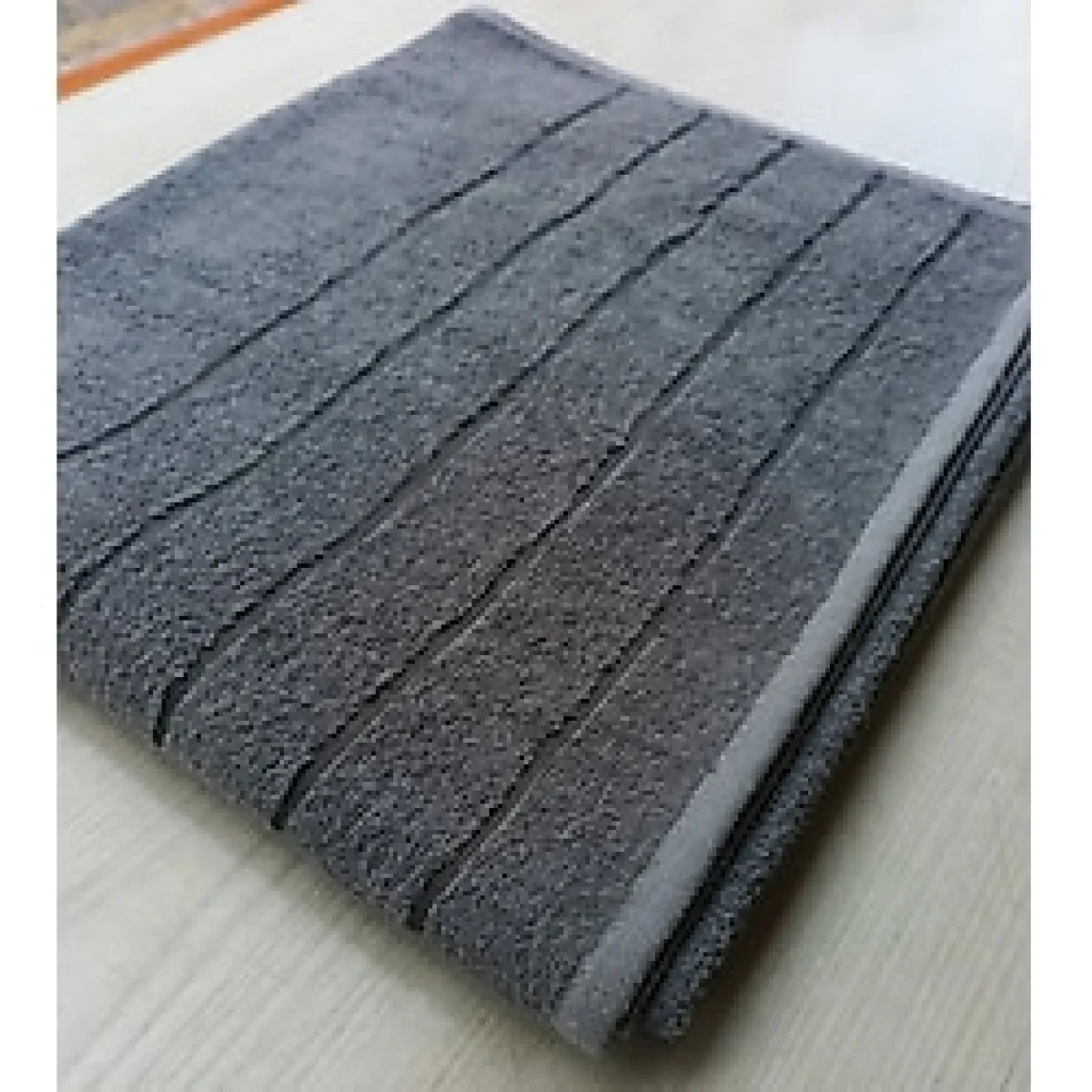 Banyo Havlusu 90 X150 Ebatlarında 550 gr % 100 Pamuklu Banyo Havlusu - 90 x 150 cm - Gri