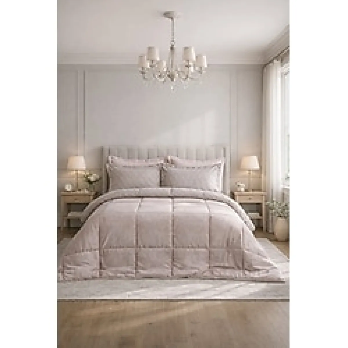 Bedline Softly Uyku Seti Çift Kişilik Matilda Blush - Pembe