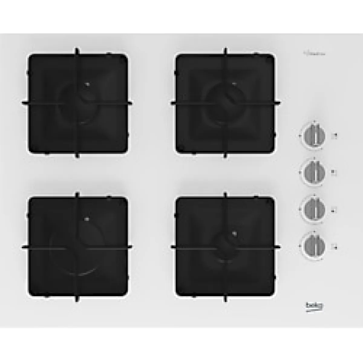 Beko BOCD K 6510 EB Beyaz Cam Ankastre Ocak