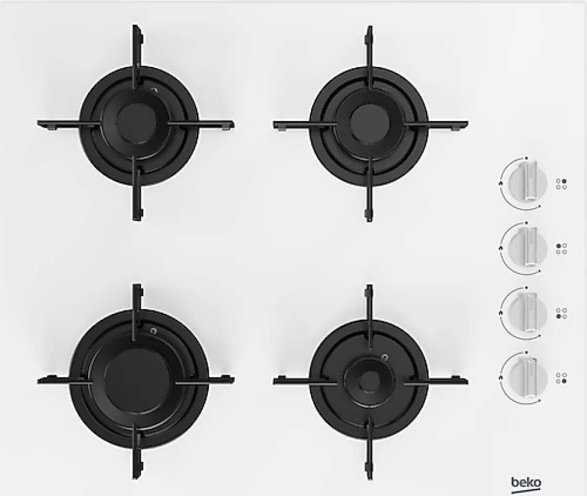 Beko BOCD T 6011 EB Beyaz Ankastre Ocak