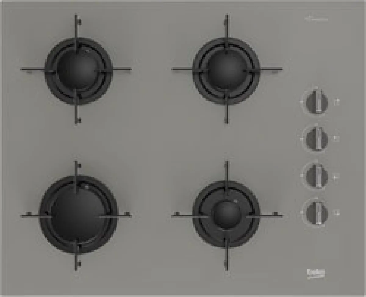 Beko BOCD T 6510 EG Gri Cam Ankastre Ocak