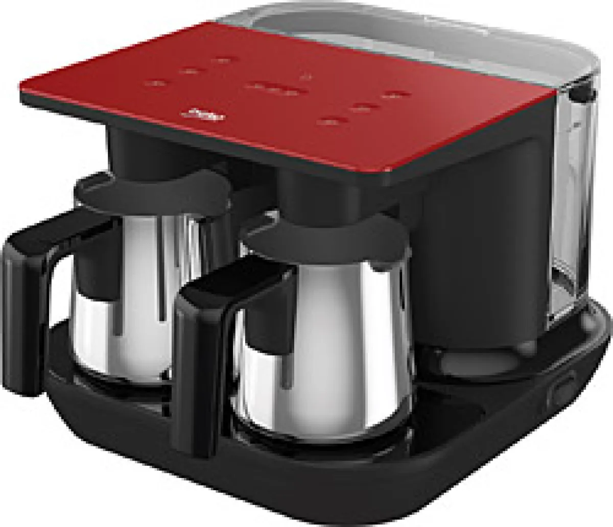 Beko TKM 8961 K Keyf Kırmızı Çelik İkili Türk Kahve Makinesi