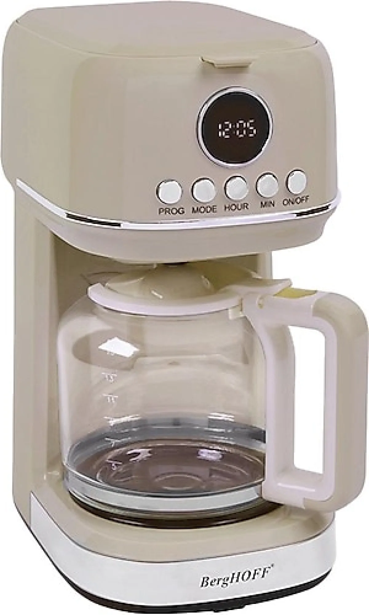 Berghoff Gem Retro Vanilya Krem Filtre Kahve Makinesi