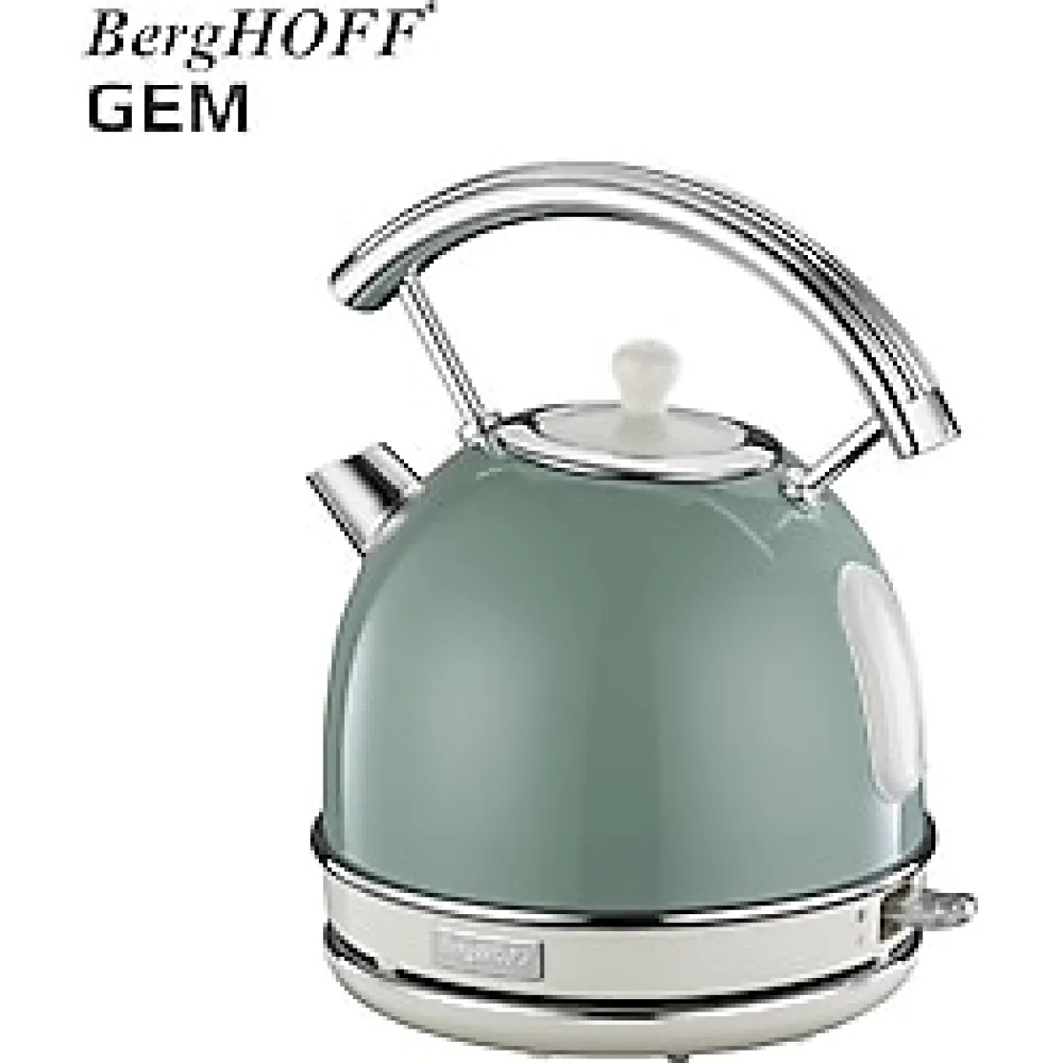 Berghoff Gem Retro Yuvarlak 1.7 lt Mint Yeşil 2200 W Kettle