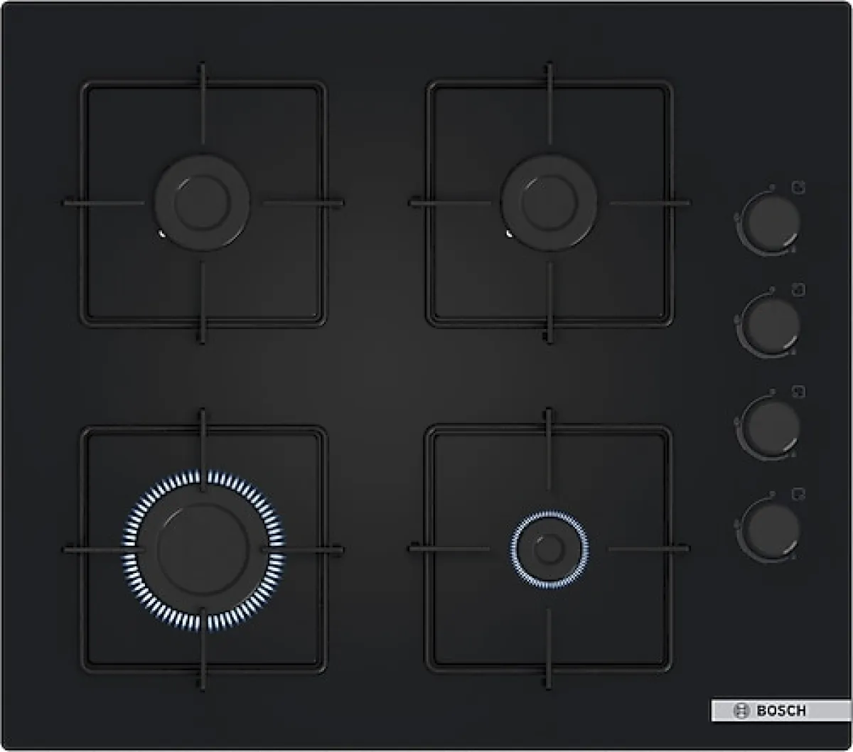 Bosch POP6C6P30O Siyah Cam Ankastre Ocak