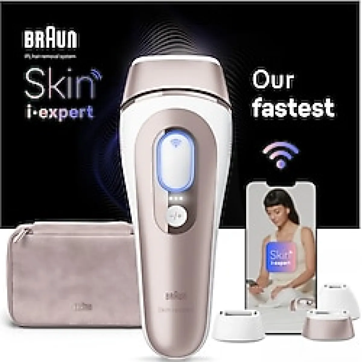 Braun IPL Silk-i Expert PL7253 3 Başlık İle Tüy Alma Lazer Epilatör + Çanta + Venus Tıraş Bıçağı beyaz