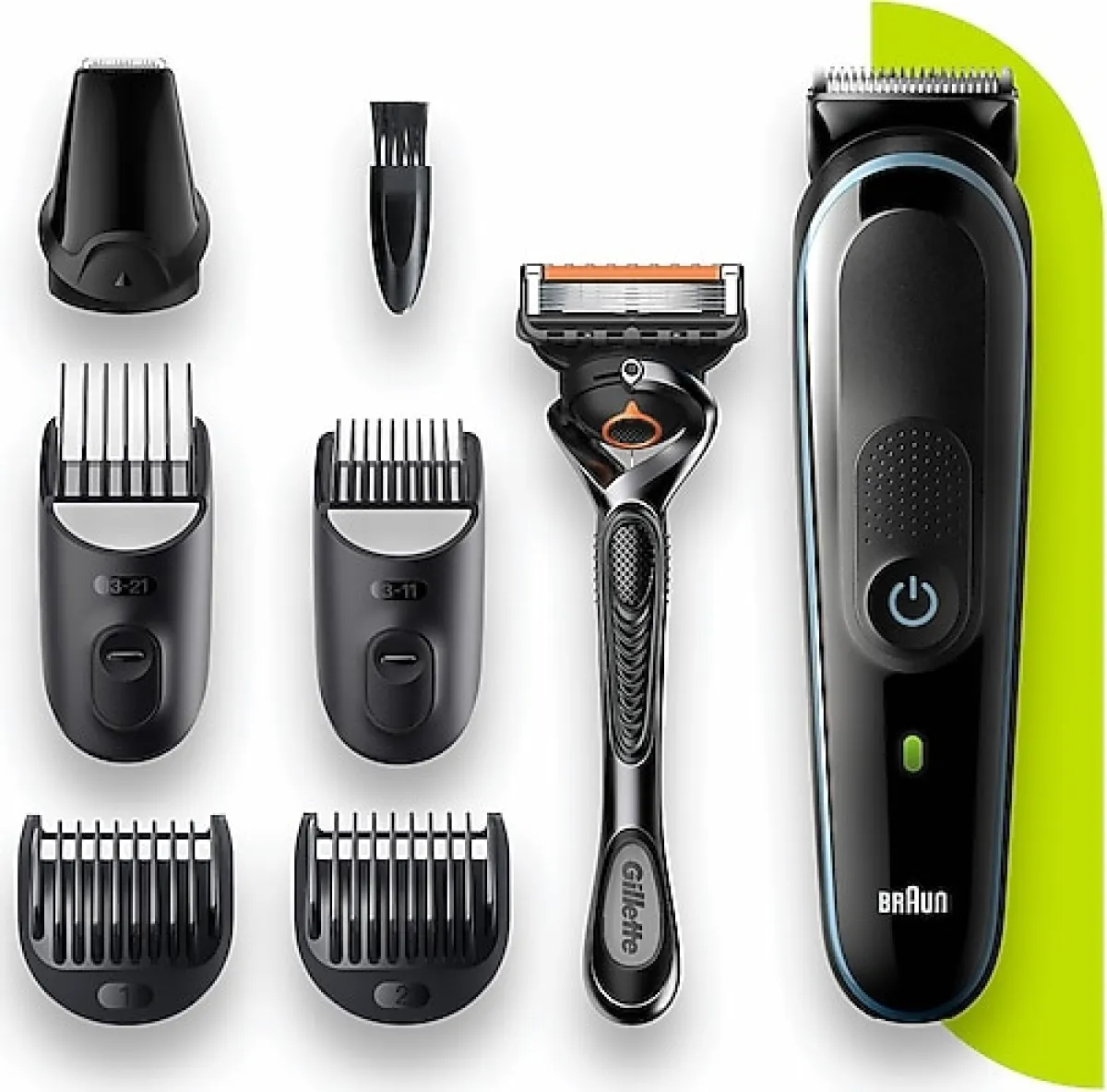 Braun MGK 5345 + Gillette 7'si 1 Arada Erkek Bakım Seti