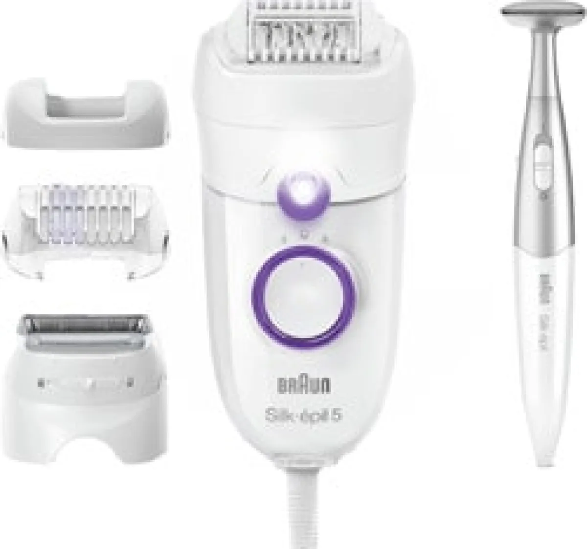 Braun Silk-Epil 5 5825 3'ü 1 Arada Kablolu Kuru Kullanım Epilatör + Bikini Trimmer