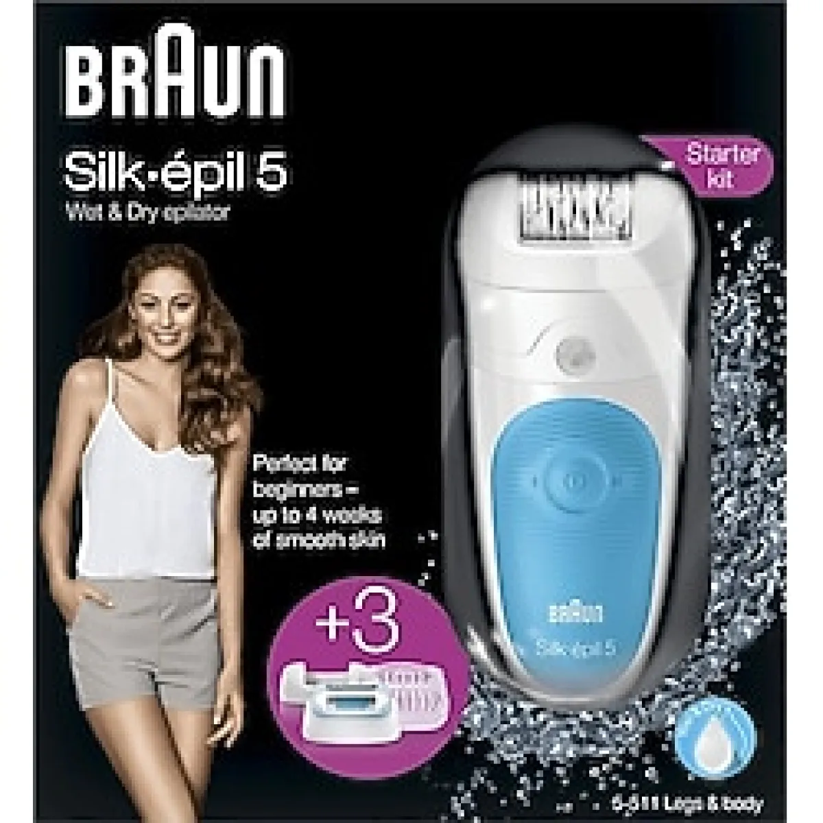 Braun Silk-Epil 5 Üç Başlıklı - Mavi