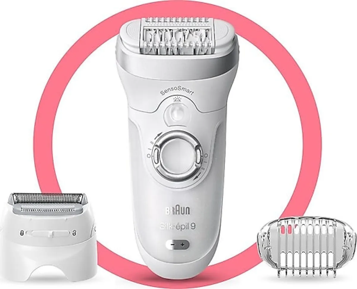 Braun Silk Epil 9 9705 SensoSmart Islak Kuru 2'si 1 Arada Epilatör