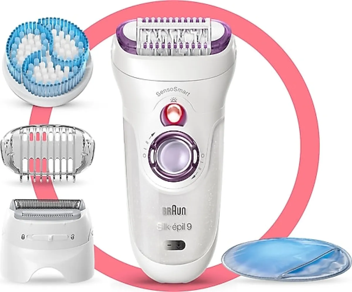 Braun Silk-epil 9 9735 SensoSmart Islak Kuru 3in1 Epilatör