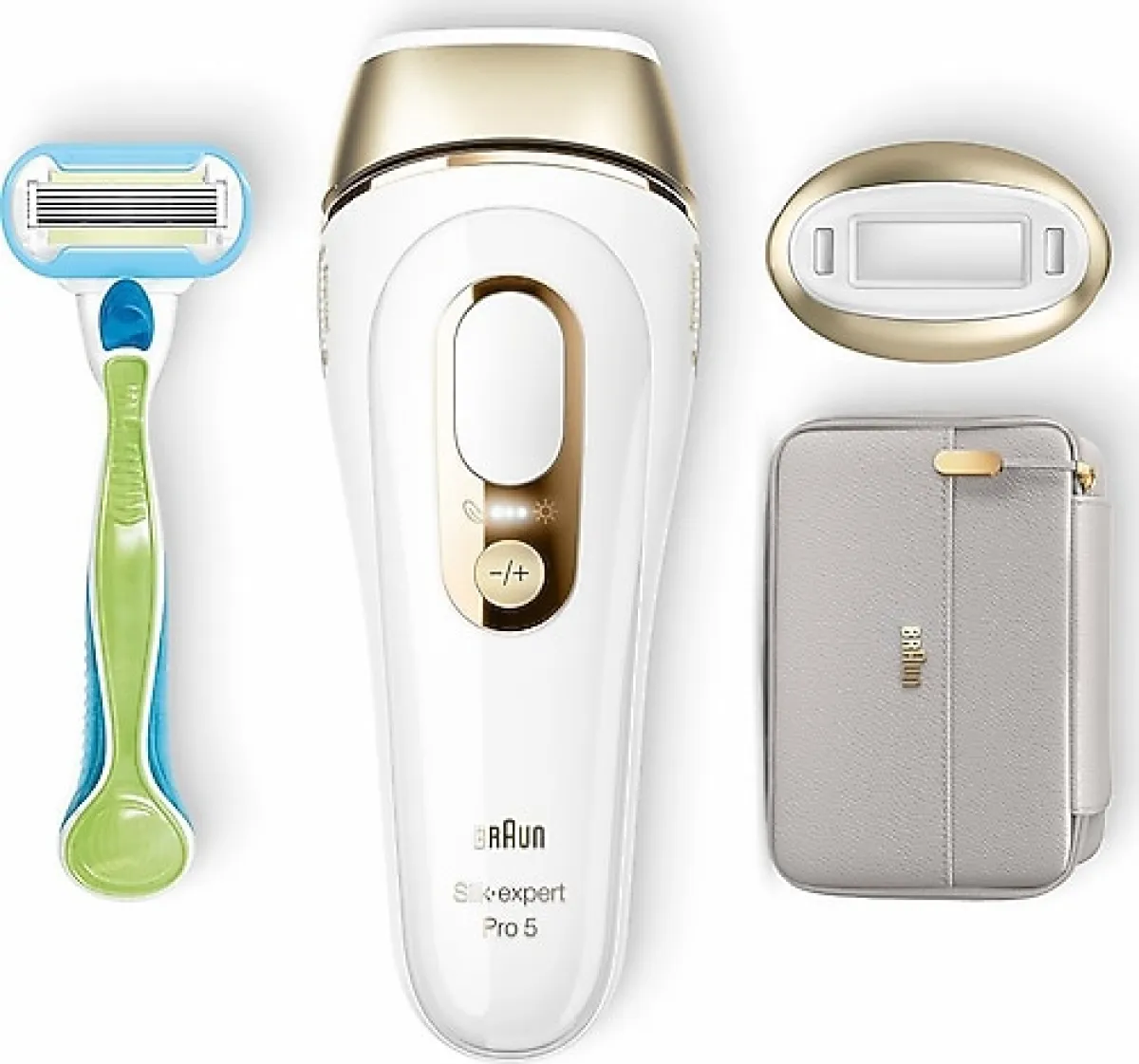 Braun Silk Expert Pro 5 PL5054 Yeni Nesil IPL + Tasarım Çanta Lazer Epilasyon Aleti