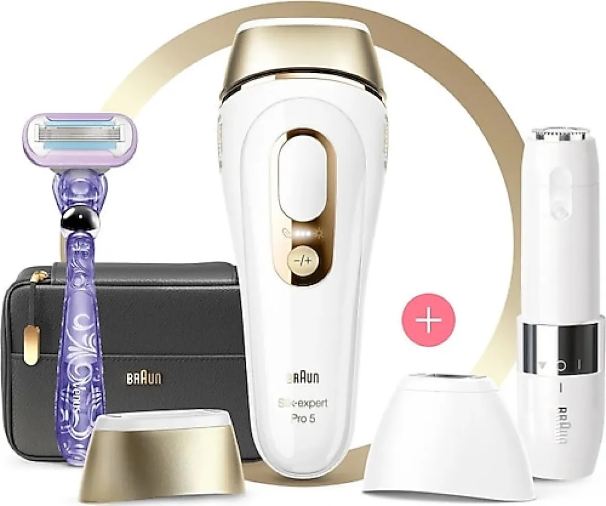 Braun Silk Expert Pro 5 PL5149 IPL + FS1000 + Tasarım Çanta Lazer Epilasyon Aleti
