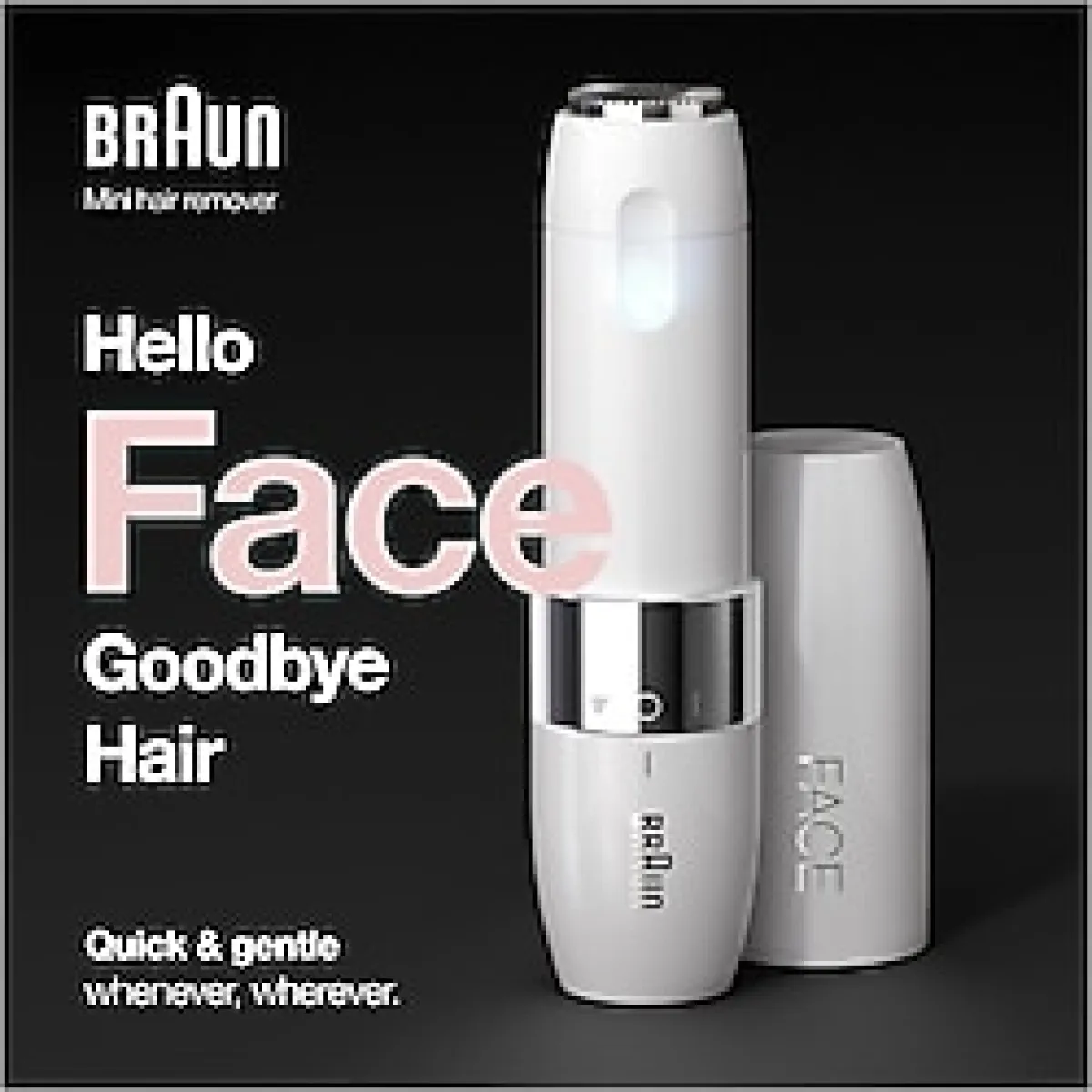 Braun Yüz Kılı Alma Makinesi Bıyık Temizleme Makinesi Yüz Bıyık Çene Tüyü Alma Aleti Acısız Garantili Yeni