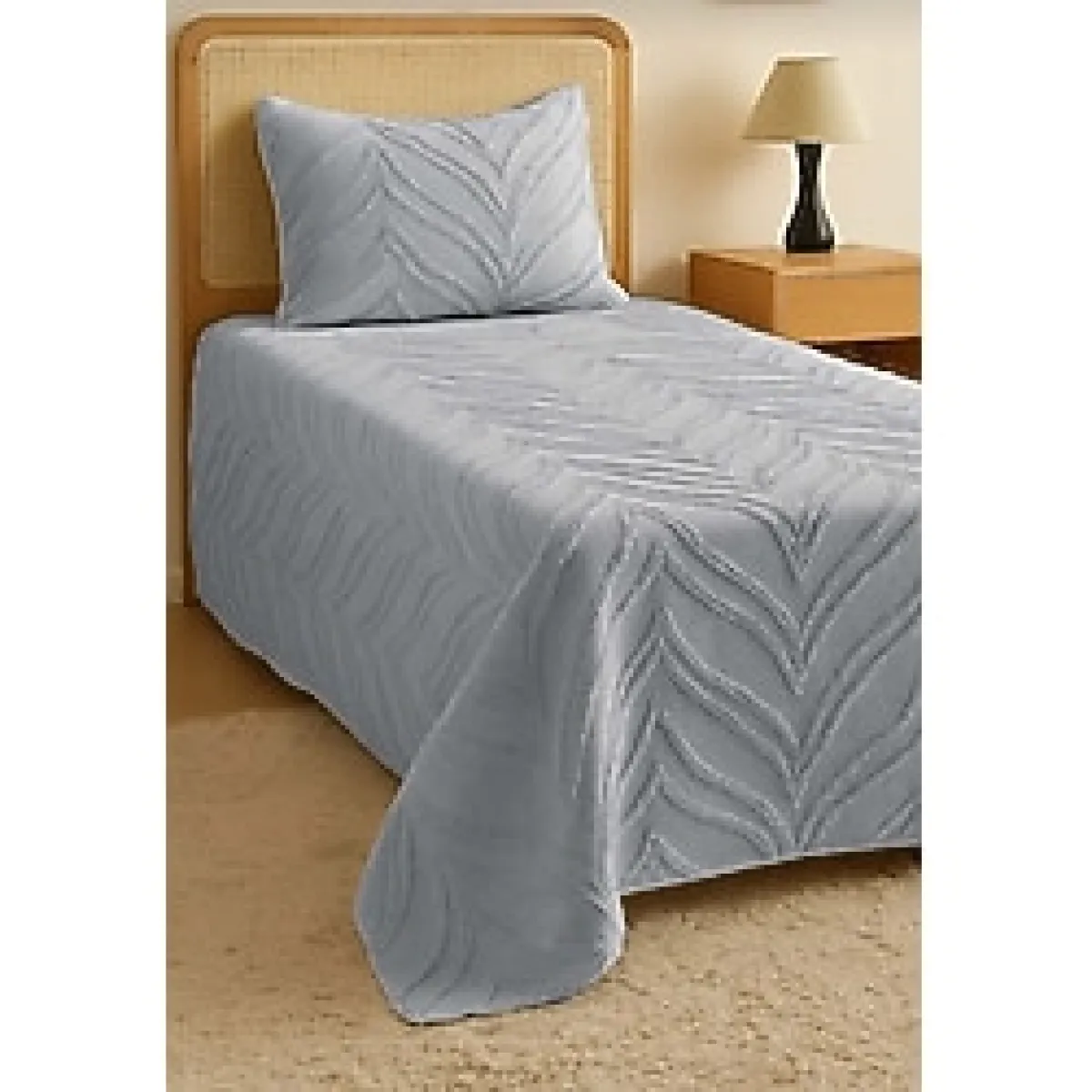 bursa çeyiz Merve 2 Parça Tek Kişilik Yatak Örtüsü