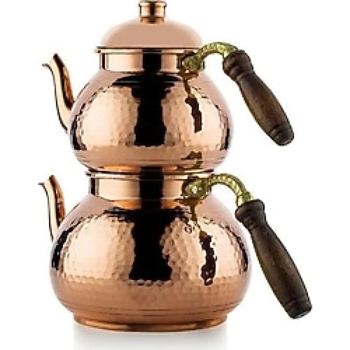 By Bilal Bakır Dovme Tombul Çaydanlık