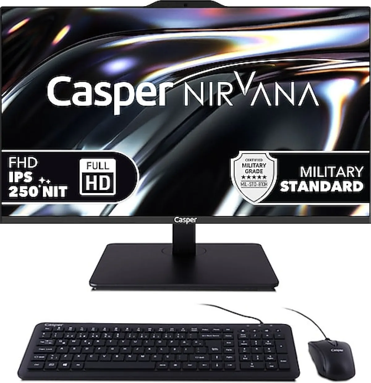 Casper Nirvana A80.1362-DV00X-V-S i7-13620H 32 GB 500 GB SSD UHD Graphics 23.8" Full HD All in One PC